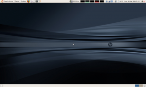 My HP Mininote 2133 Desktop under Ubuntu 9.04 alpha 5